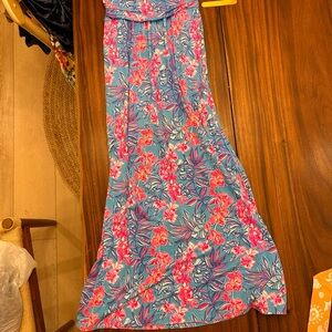 Lilly Pulitzer Vibrant Floral Maxi Skirt